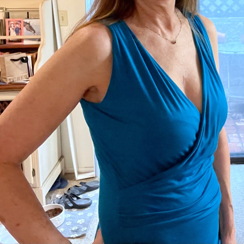 Banana Republic Dress in Deep Turquoise Blue